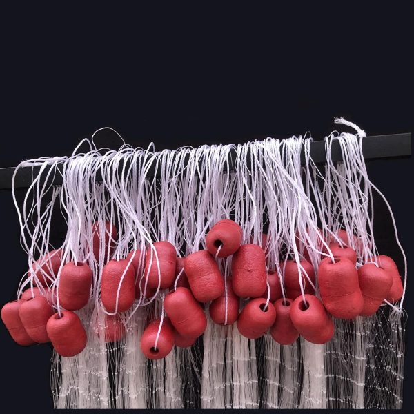 Fishing Gill Net for Survival 98ft Monofilament Nylon 0.35mm High-Strength Twine Single Layer Fish Nets Large Buoys Seine Net Red De Pesca 2 Inch Grid - Image 5