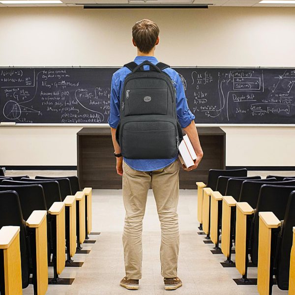 MATEIN 17 Inch Laptop Backpack, TSA Large Travel Backpack with Lunch Box, Anti-Theft Work Business Carry On with USB Port, Water Resistant Sturdy College Computer Backpack for Men Women - Image 7